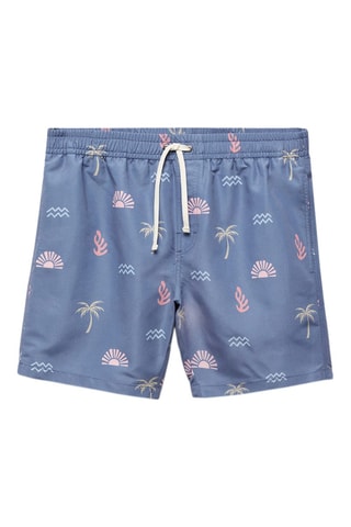 Maillot de bain imprimé marin - Bleu