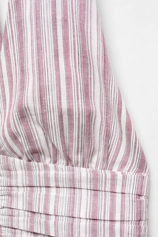 Top emmanchures américaines dos nu - Blanc cassé