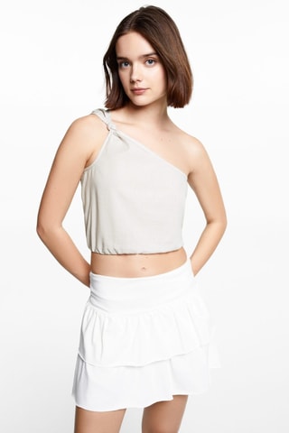 Top asymétrique noeud - Gris