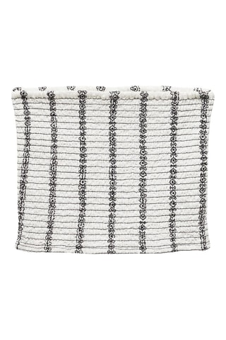 Top bustier  - Blanc cassé