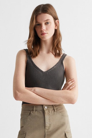 Top à bretelles - Anthracite