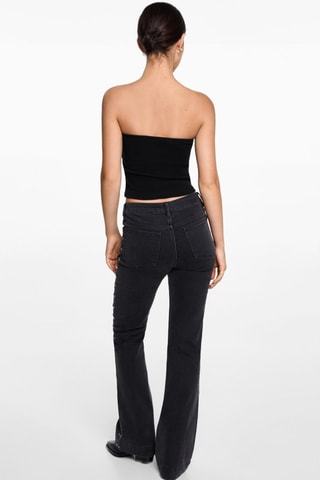 Crop top noeud - Noir