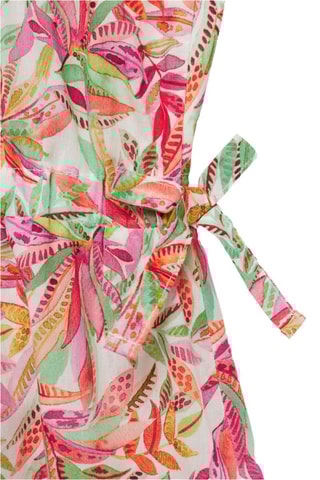 Robe à imprimé tropical - Vert