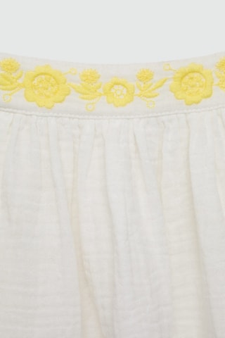 Robe détails brodés - Blanc