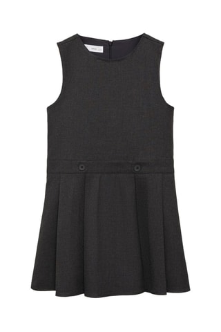 Robe courte plissée - Gris