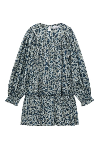 Robe à fleurs - Vert