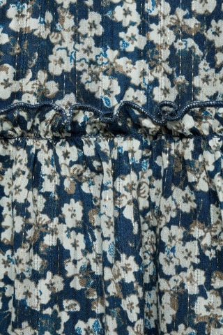 Robe à fleurs - Vert