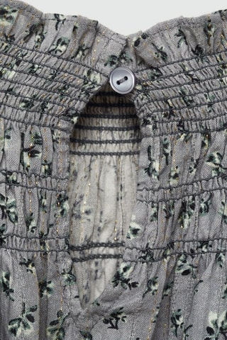 Robe imprimée Lurex - Gris