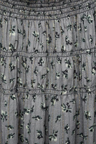 Robe imprimée Lurex - Gris