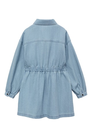 Robe chemise jean - Bleu