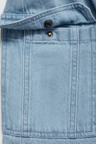 Robe chemise jean - Bleu