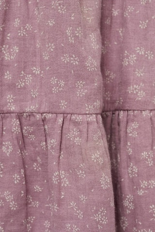 Robe imprimée à volants - Violet