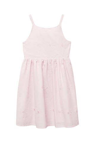 Robe broderie suisse - Mauve