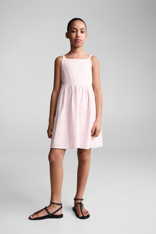 Robe broderie suisse - Mauve