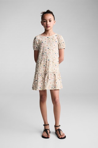 Robe à fleurs - Vanille