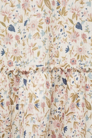 Robe à fleurs - Vanille