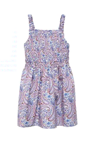 Robe en imprimé paisley - Bleu