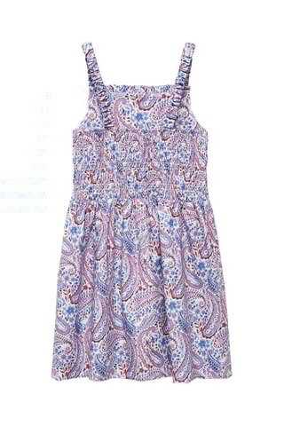 Robe en imprimé paisley - Bleu