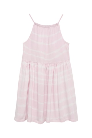 Robe en imprimé tie and dye - Mauve