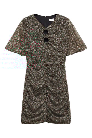 Robe gaze imprimée - Vert