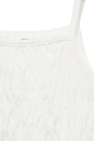 Robe à détails froncés - Blanc cassé