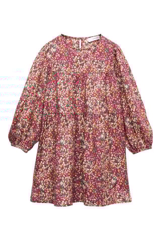 Robe à imprimé fleurs - Cerise