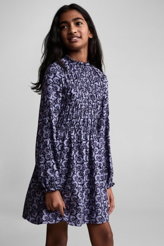 Robe à imprimé fleurs - Violet clair