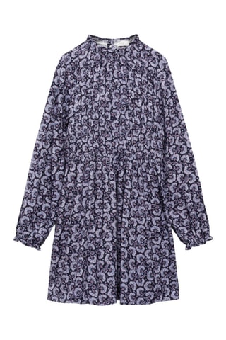 Robe à imprimé fleurs - Violet clair