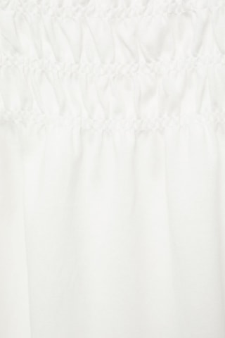 Robe à détails froncés - Blanc cassé