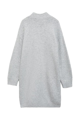 Robe en maille - Gris chiné