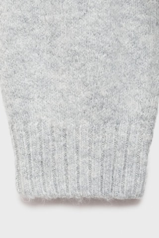 Robe en maille - Gris chiné