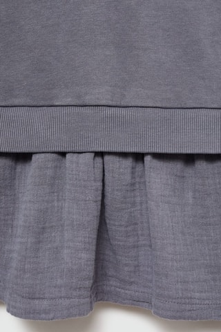 Robe sweat-shirt coton - Indigo