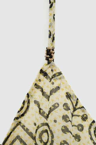 Robe en imprimé ethnique - Vert pastel