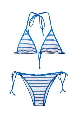 Bikini rayures - Blanc cassé