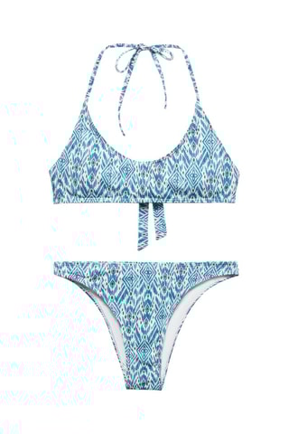 Bikini imprimé - Bleu