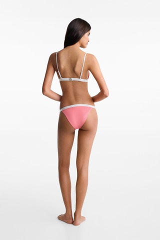 Bikini détail métallisé - Corail