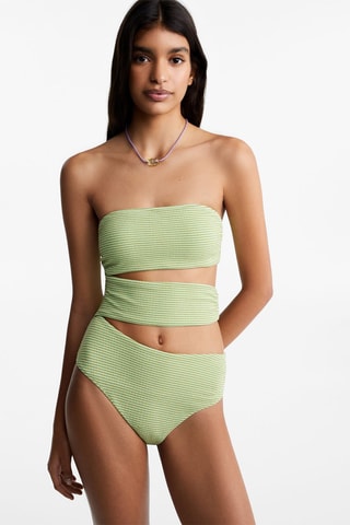 Maillot de bain détail ouverture - Citron vert