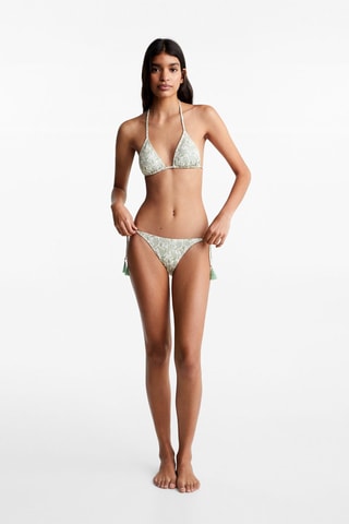 Bikini imprimé - Blanc cassé