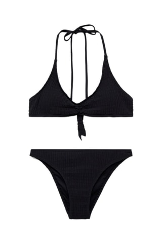 Bikini texturé - Noir