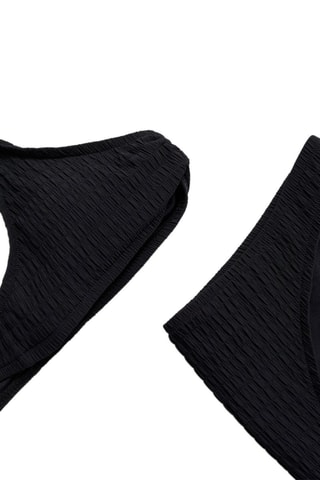 Bikini texturé - Noir