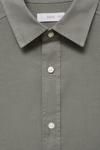 Chemise regular fit coton - Kaki