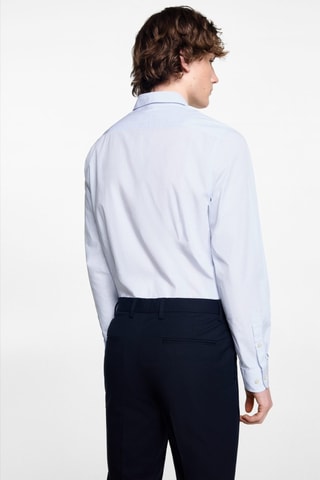 Chemise oxford en coton - Bleu clair