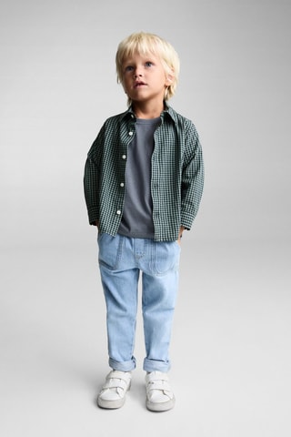 Chemise à carreaux vichy - Vert