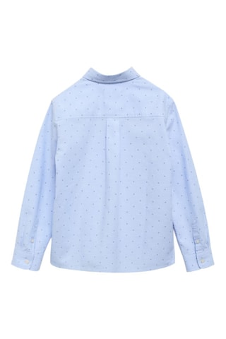 Chemise oxford en coton - Bleu clair