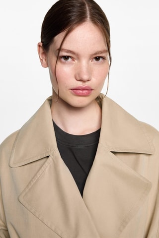 Trench classique ceinture - Beige