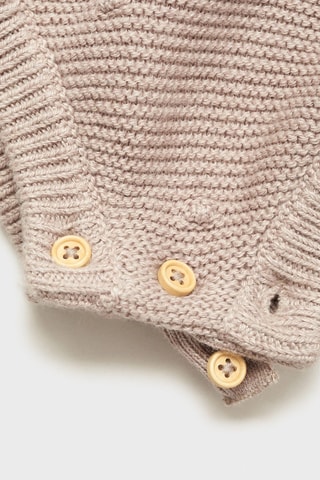 Barboteuse maille - Beige