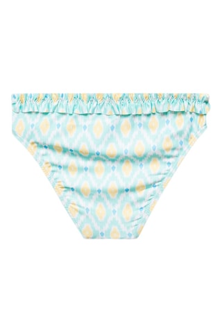 Culotte bikini imprimée - Bleu clair