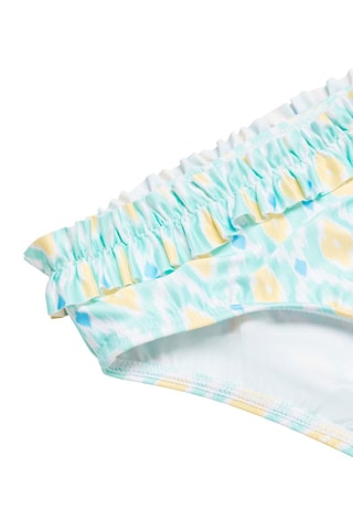 Culotte bikini imprimée - Bleu clair