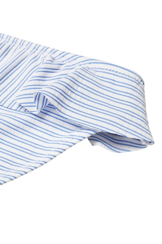 Culotte bikini rayures - Bleu