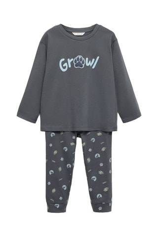 Pyjama Halloween masque - Anthracite